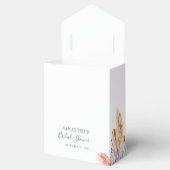 Pampas Grass Terracotta Botanisch Vrijgezellenfees Bedankdoosjes (Geopend)