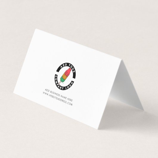 Pampas Grass Terracotta Hartelijk dank Visitekaartjes (Achterkant)