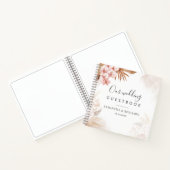 Pampas Grass Terracotta Mariage Livre d'hôtes (Intérieur)