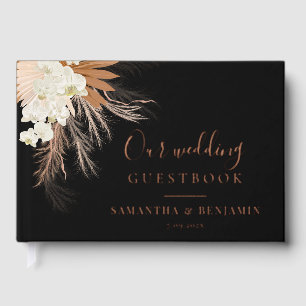 Pampas Grass Terracotta Rose Gold Foil Mariage