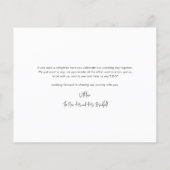 Pampas Grass Terracotta Weddenschap Hartelijk dank (Achterkant)