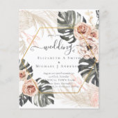 PAMPAS GRASS TROPICAL Weddenschap tegen lage koste Flyer (Voorkant)