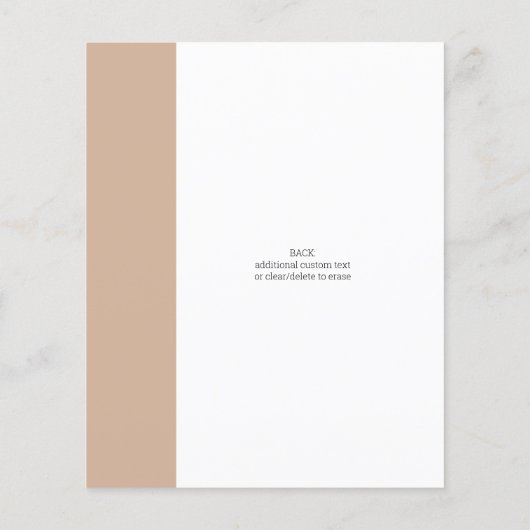 Pampas Grass Weddenschap Welkomstbericht (Achterkant)