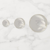 Pampas Grass Wedding Confetti (Achterkanten)