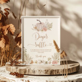 Pampas herbe citrouille de couche affiche de tombo