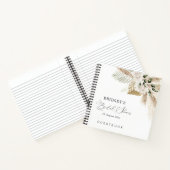 pampas herbe et verdure nuptiale douche livre d'or (Intérieur)