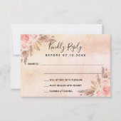 Pampas herbe flush florales boho RSVP (Devant)