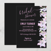 Pampas herbe nuptiale invitation à la douche (Devant / Derrière)