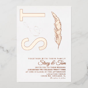 Pampas Logo Ampersand Trouw Uitnodiging Gedrukt