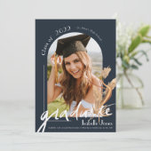 Pampas Marine Arch Photo Faire-part de graduation (Debout devant)