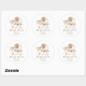 Pampas Merci Boho en laiton bérez beaucoup Sticker (Feuille)