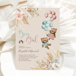 Pampas Ours de basse Genre Reveillez Invitation