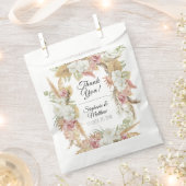 Pampas Palm Loof Wit Blozen Bloem Rustieke Boho Bedankzakje (Geknipt)