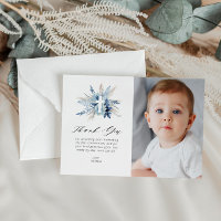 pampas première communion photo carte de remerciem