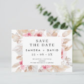 Pampas Rose Tons Naturels Enregistrer La Carte Dat (Debout devant)