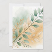 Pampas Rustic Boho Bridal Showeuse Invitation (Dos)