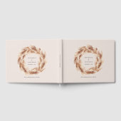 Pampas rustique moderne herbe mariage Livre d'or (Complet)