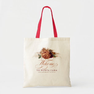 Pampasgras bloem terracotta Boho bruiloft Tote Bag