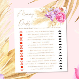 Pampasgras - mama of papa baby shower spel