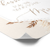 Pampasgras Raad hoeveel kusjes Poster (Hoek)