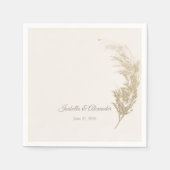 Pampass Grass Table Napkin Servet (Voorkant)