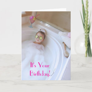 Pamper Yourself Birthday Card Kaart