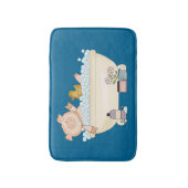 Pampered Piggy Bath Mat (Voorkant Verticaal)