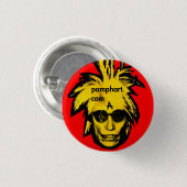 pamphart.com badge #6 ronde button 3,2 cm (Voorkant /achterkant)
