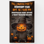 Pampking spooktacular Halloween Celebration Party Spandoek (Verticaal)