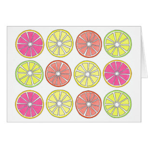 Pamplemousse Citron Lime Orange Citrus Fruits Slic