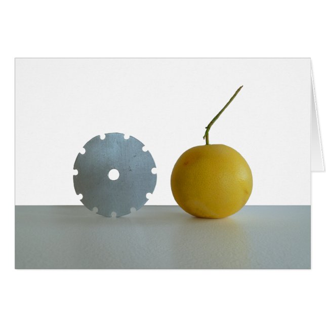 Pamplemousse et engrenage (Devant horizontal)