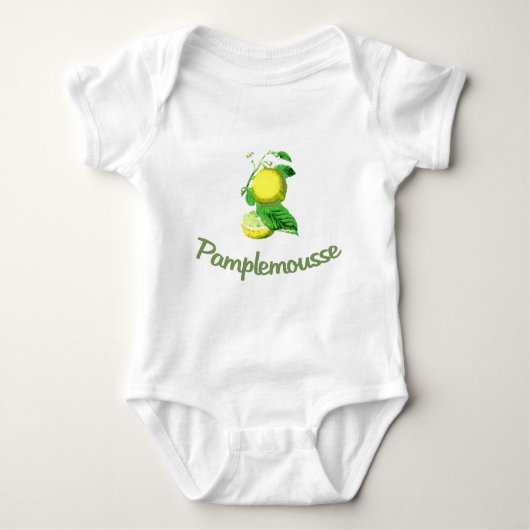 Pamplemousse French for Grapefruit Romper (Voorkant)