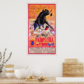 Pamplona 1948 poster (Keuken)