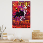 Pamplona 1963 poster (Keuken)