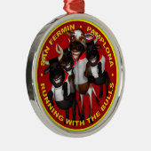 Pamplona - San Fermin Metalen Ornament (Rechts)