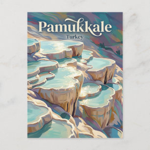Pamukkale Cotton Castle Turkije Briefkaart