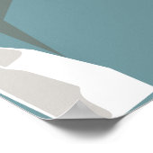 Pamukkale dinde affiche de vacances. (Coin)