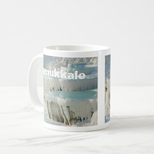 Pamukkale en calcaire Cascades Mug (Devant gauche)