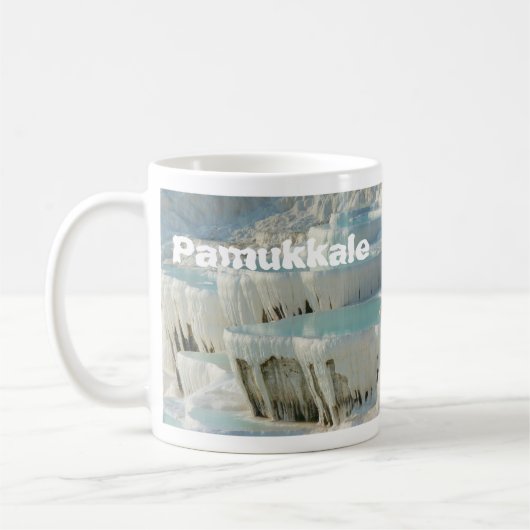 Pamukkale en calcaire Cascades Mug (Gauche)