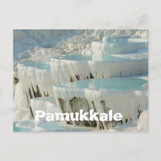 Pamukkale, Turkije Briefkaart (Voorkant)