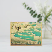 Pamukkale Turkije Briefkaart (Staand voorkant)