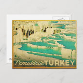 Pamukkale Turkije Briefkaart (Voorkant / Achterkant)