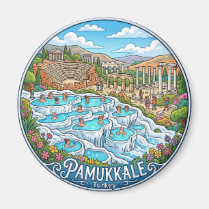 Pamukkale Turkije Magneet