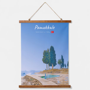 Pamukkale, Turkije - Thermische baden Hangend Wandkleed