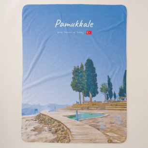 Pamukkale, Turkije - Thermische baden Sherpa Deken