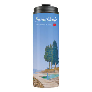 Pamukkale, Turkije - Thermische baden Thermosbeker