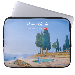Pamukkale, Turkije - Thermische Poelen Laptop Sleeve