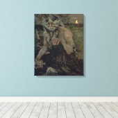 Pan, 1899 canvas afdruk (Insitu (Houten vloer))