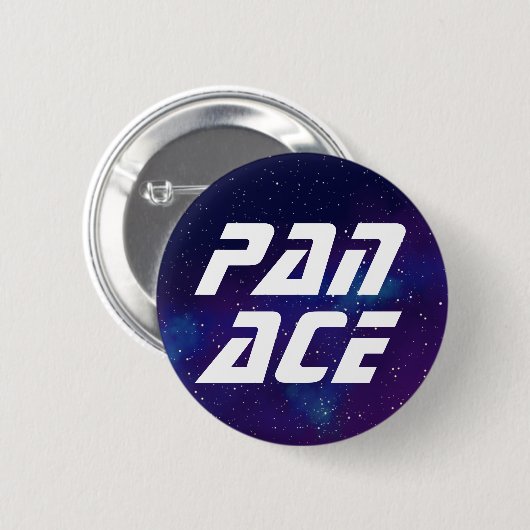 Pan Ace Galaxy Identity Ronde Button 5,7 Cm (Voorkant /achterkant)