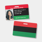 Pan African Do It Yself Homeschool Badge (Avant & arrière)